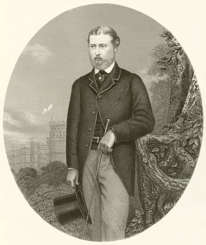 Hans kungliga höghet Albert Prince of Wales av English School