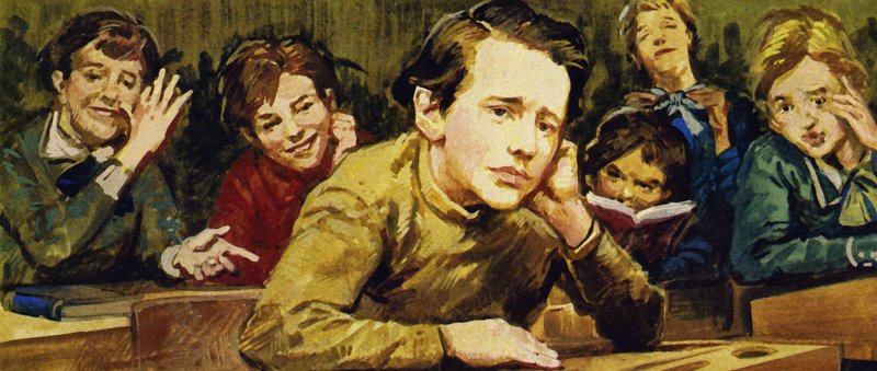 Hans studiekamrater gjorde Tjajkovskijs liv till ett elände och skrattade åt hans enkla, hemspunnen kläder av English School