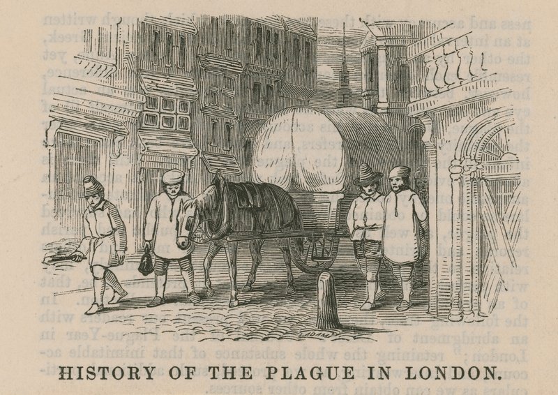 Historia om pesten i London av English School