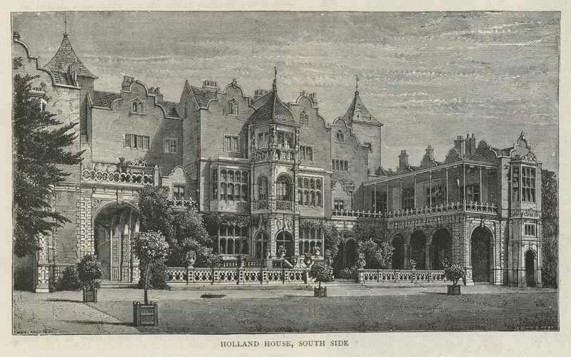 Holland House, södra sidan av English School