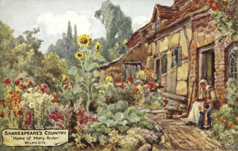 Hem för Mary Arden, Wilmcote, Warwickshire av English School