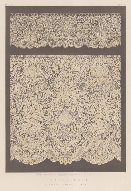 Honiton Lace av Mrs Howell James and Co, London av English School