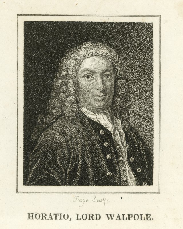 Horatio, Lord Walpole (gravyr) av English School