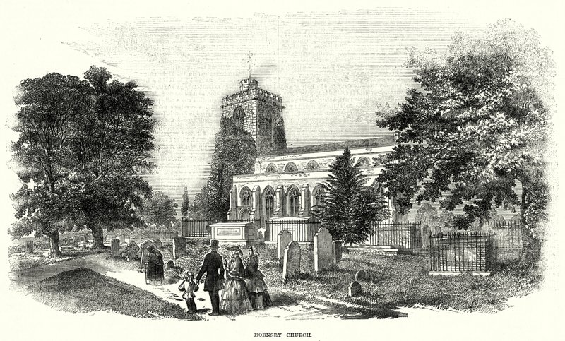 Hornsey Church (gravyr) av English School