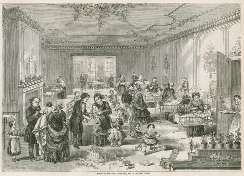 Sjukhus för sjuka barn, Great Ormond Street, London av English School