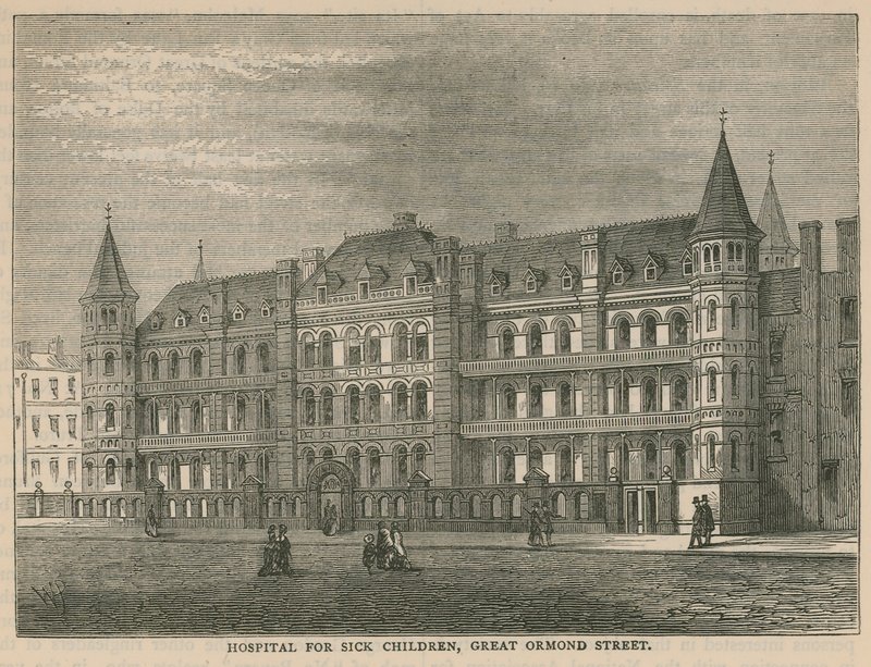Sjukhus för sjuka barn, Great Ormond Street, London av English School