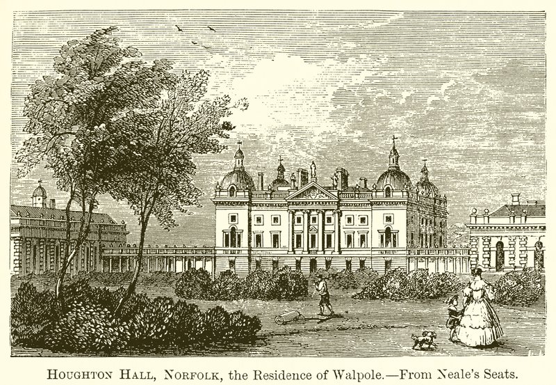 Houghton Hall, Norfolk, bostaden i Walpole av English School