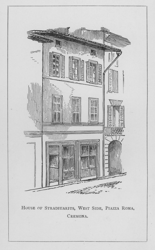 House of Stradiuarius, West Side, Piazza Roma, Cremona (gravyr) av English School