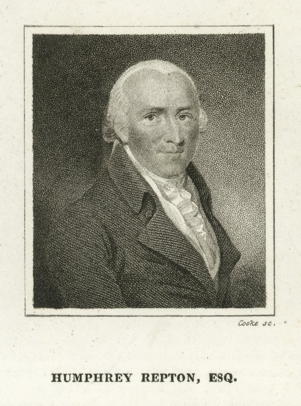 Humphrey Repton (gravyr) av English School