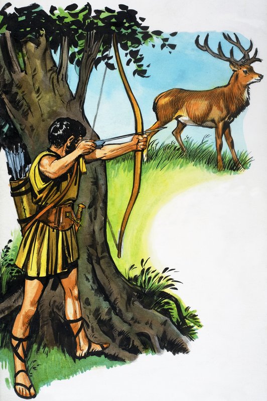 Hunter och Stag av English School