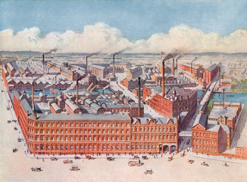 Huntley & Palmers Biscuit Manufactory, Reading, England av English School
