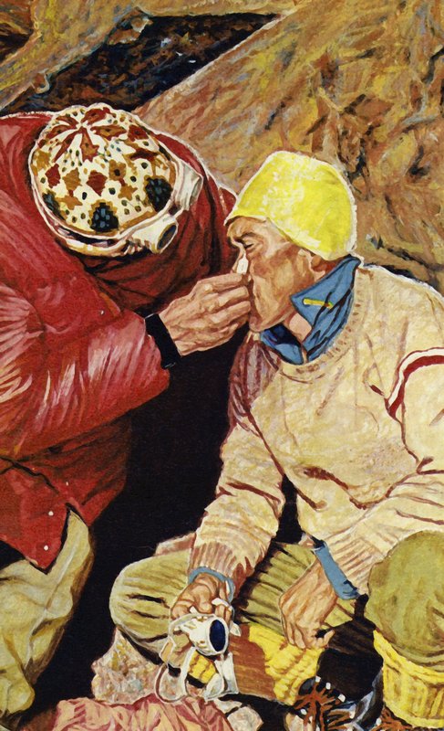 Hunts expedition inkluderade Edmund Hillary och Sherpa Tenzing av English School