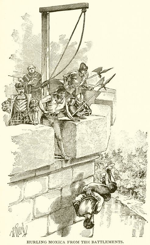 Hurling Moxica från Battlements av English School