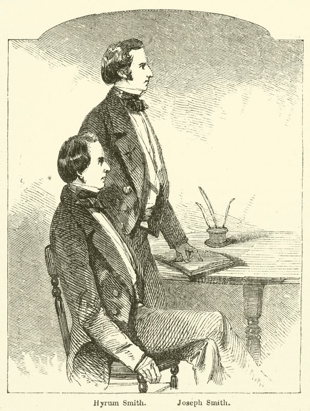 Hyrum Smith, Joseph Smith (gravyr) av English School