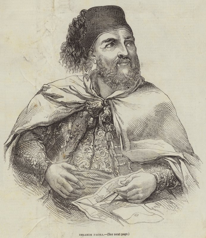 Ibrahim Pacha (gravyr) av English School