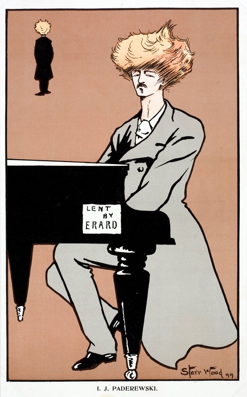 Ignacy Jan Paderewski, polsk pianist, kompositör, politiker och självständighetskämpe av English School