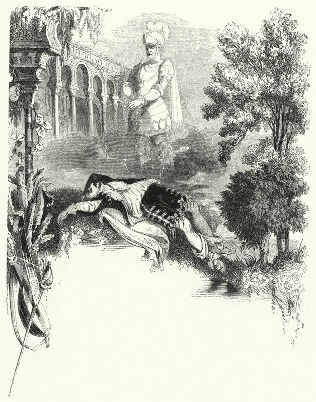 Illustration till Mozarts opera Don Giovanni (gravyr) av English School