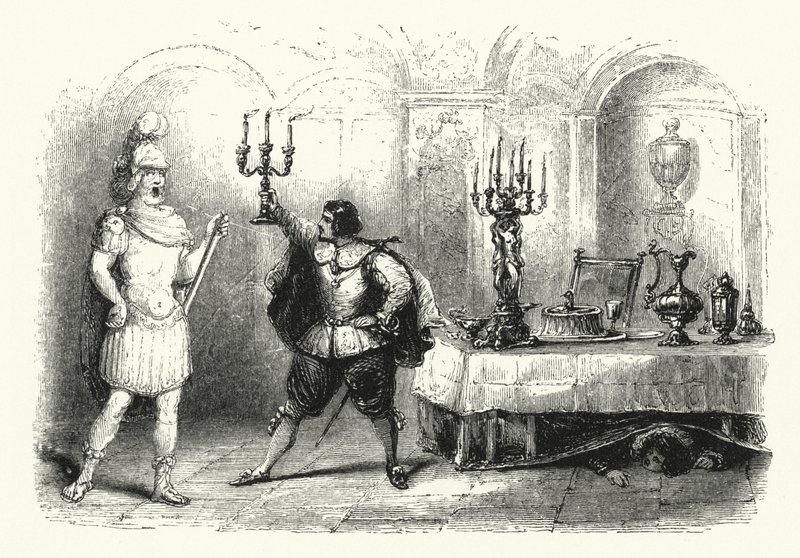 Illustration till Mozarts opera Don Giovanni (gravyr) av English School