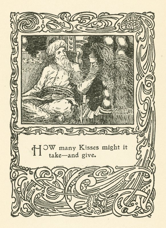 Illustration för Rubaiyat av Omar Khayyam (litho) av English School