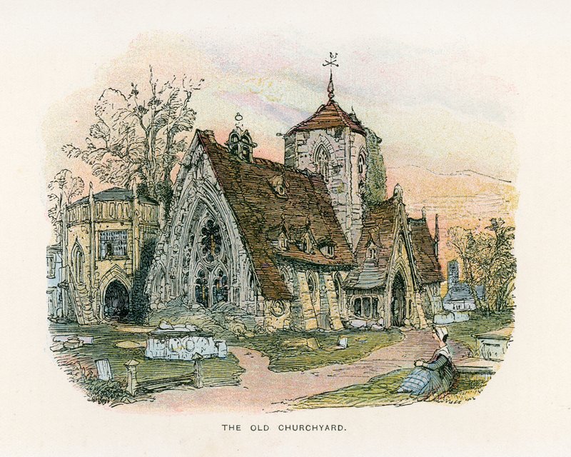 Illustration till The Old Curiosity Shop av English School