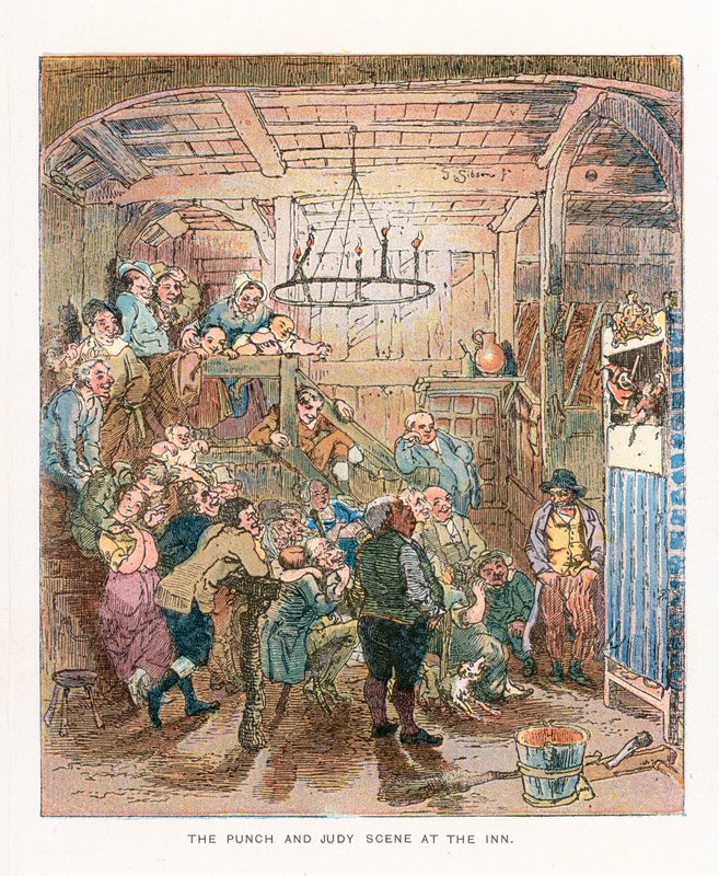 Illustration för The Old Curiosity Shop av English School