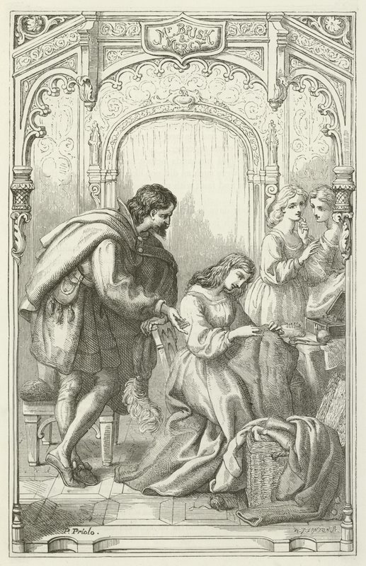 Illustration för The Pilgrims Progress av John Bunyan av English School