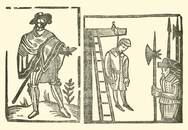 Illustration till The Roxburghe Ballads av English School