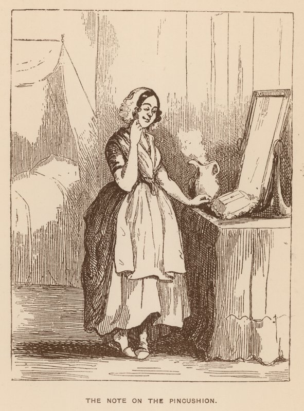 Illustration för Vanity Fair av Thackeray av English School