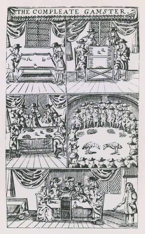 Illustrationer från The Compleat Gamster av English School