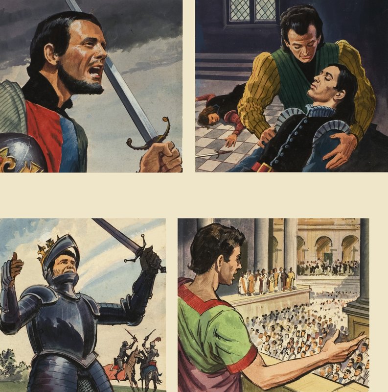 Bilder från Shakespeare av English School