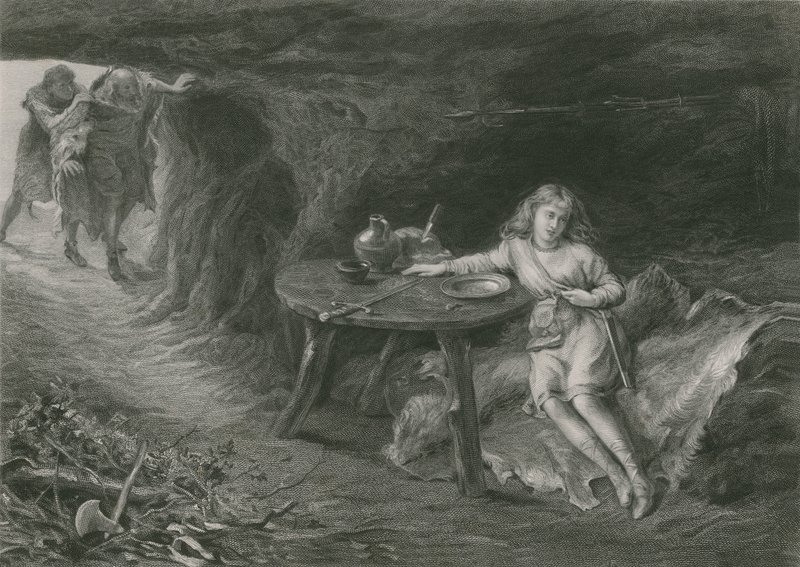 Imogen i grottan, Cymbeline av English School