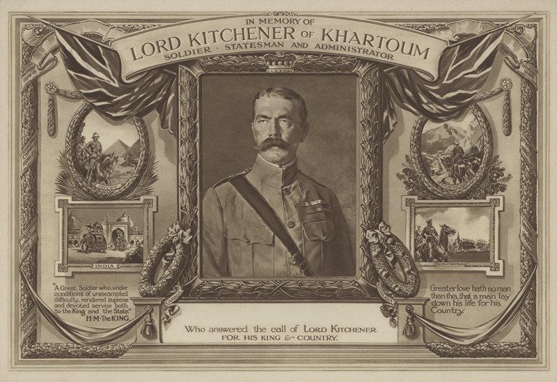 Till minne av Lord Kitchener av Khartoum av English School