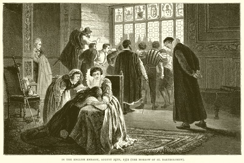 I den engelska ambassaden, 25 augusti 1572 (morgondagen av St. Bartholomew) av English School