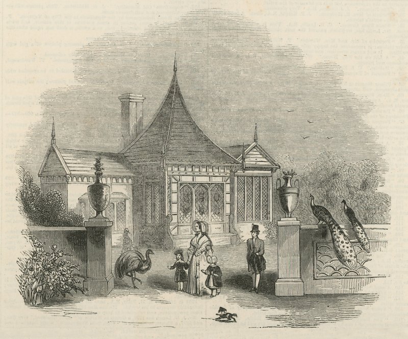 På Buckingham Palaces område av English School