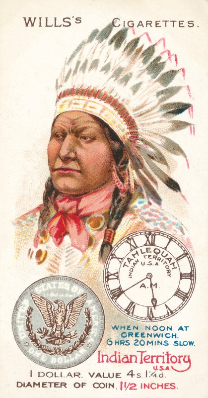 Indian Territory, USA, Dollar (chromolitho) av English School
