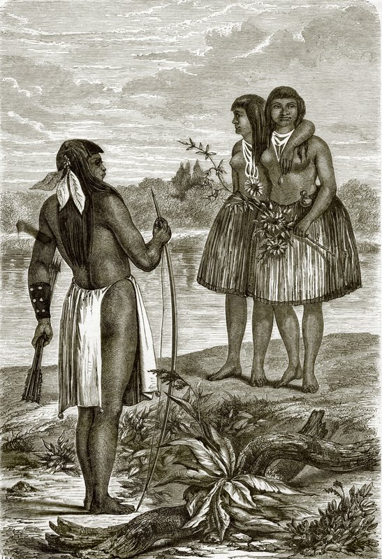Indianer från Rio Colorado av English School