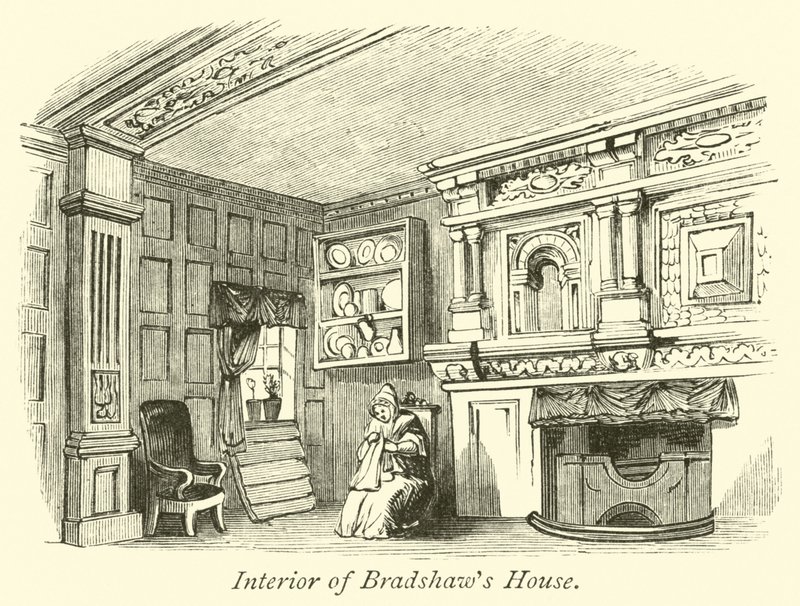 Interiör av Bradshaws House av English School