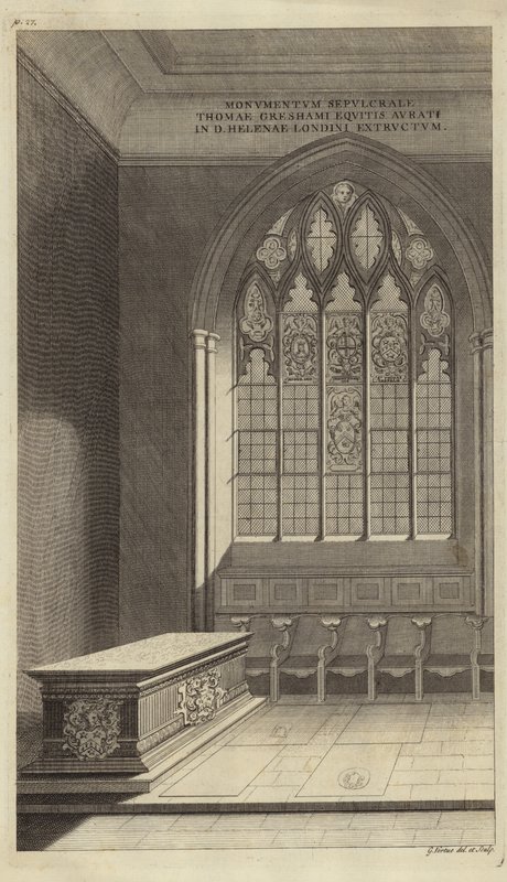 Interiör av St Helens Bishopsgate av English School