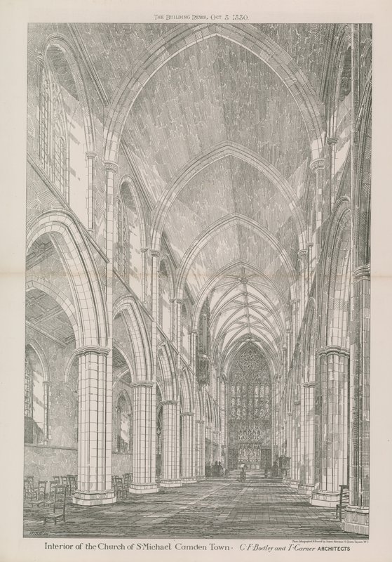 Interiör av kyrkan St Michael av English School