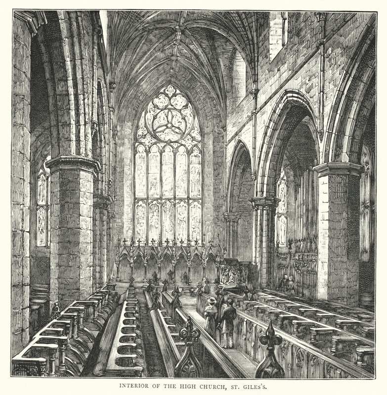 Interiör av High Church, St Giles