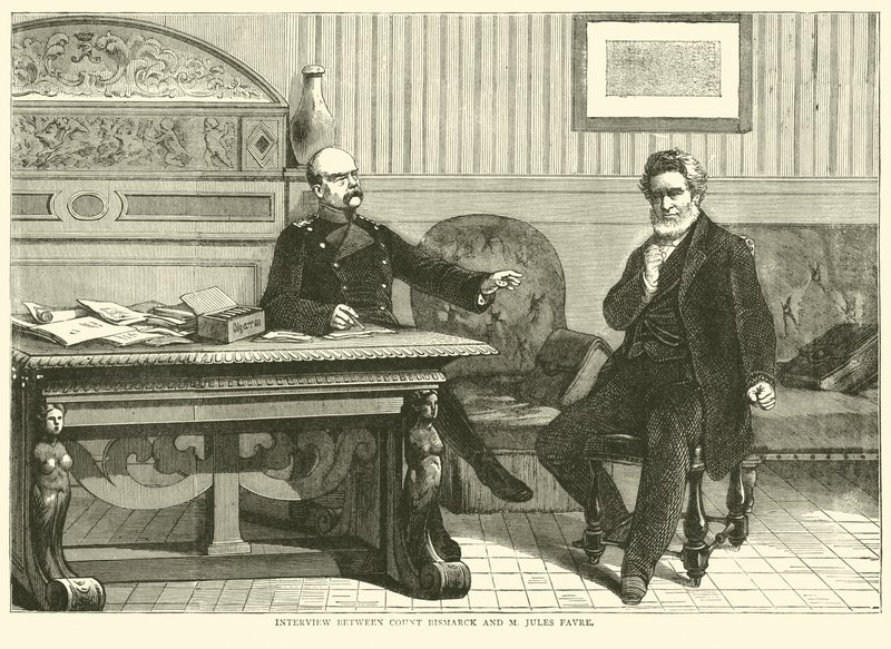Intervju mellan greve Bismarck och M Jules Favre, september 1870 av English School