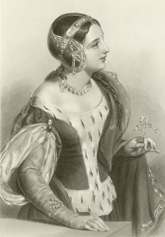 Isabella av Frankrike, drottning av kung Edward II av English School