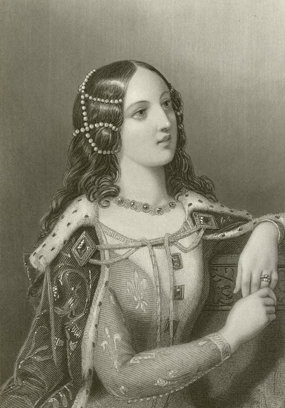 Isabella av Valois, andra hustru till kung Richard II av English School
