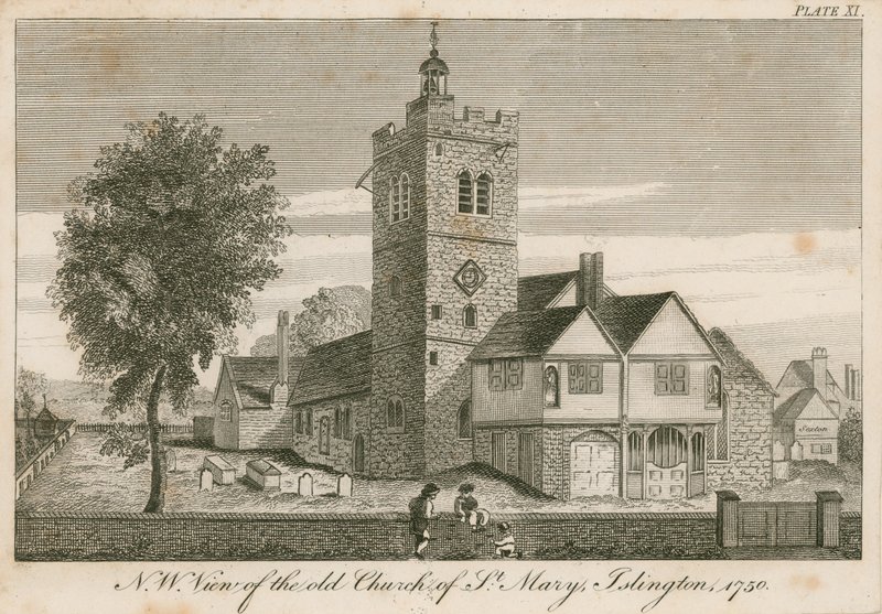 Islington, St Marys (gamla kyrkan) av English School