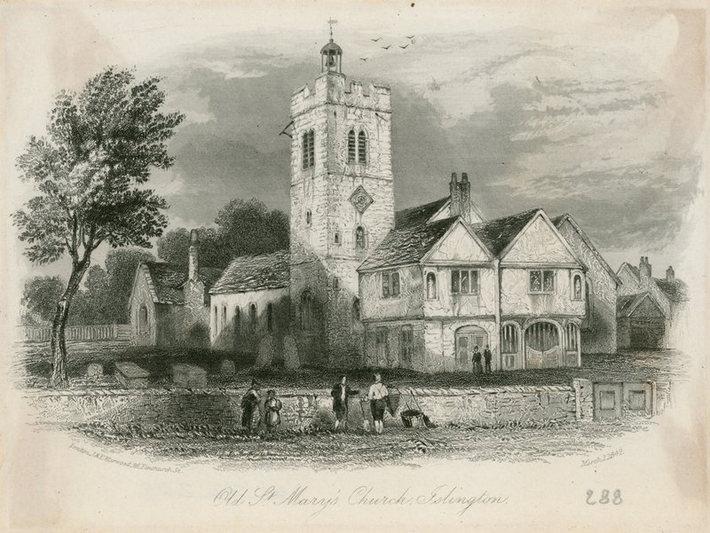 Islington, St Marys (gamla kyrkan) av English School
