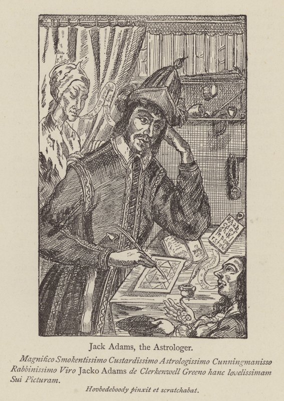 Jack Adams, astrologen (gravyr) av English School