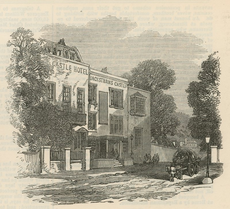 Jack Straws Hotel, Hampstead Heath, London av English School