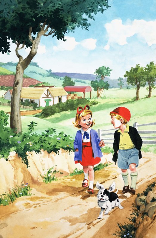 Jack och Jill och det gamla slottet av English School