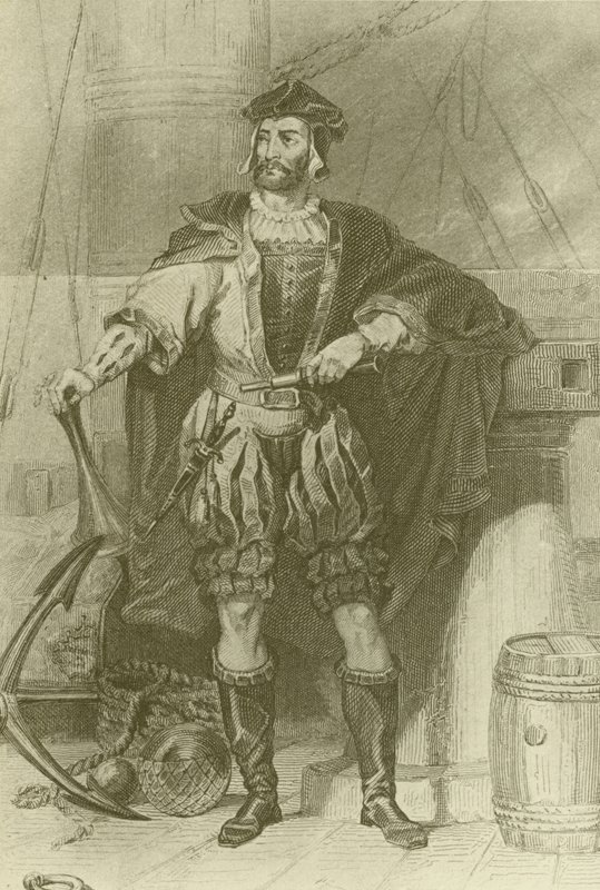 Jacques Cartier (1494-1557, fransk upptäcktsresande av English School