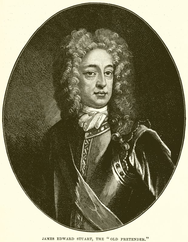 James Edward Stuart, den gamle pretendern. av English School